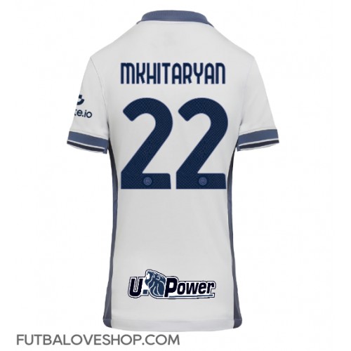 Dres Inter Milan Henrikh Mkhitaryan #22 Preč pre Ženy 2024-25 Krátky Rukáv